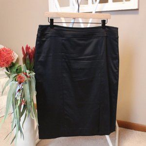 White House Black Market Sateen Pencil Skirt